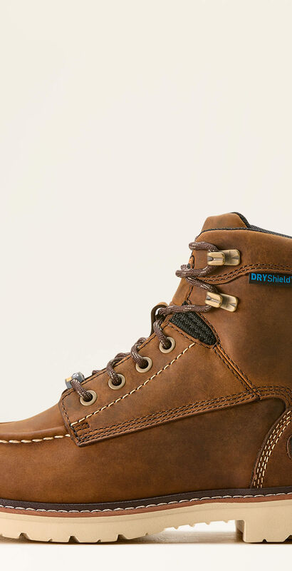 Rebar Lift Waterproof Work Boot Side